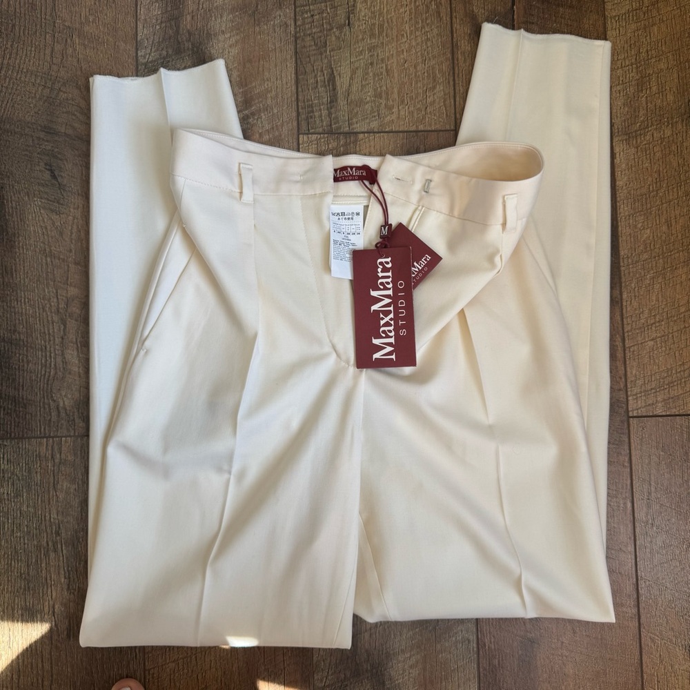 MaxMara Cream Trousers